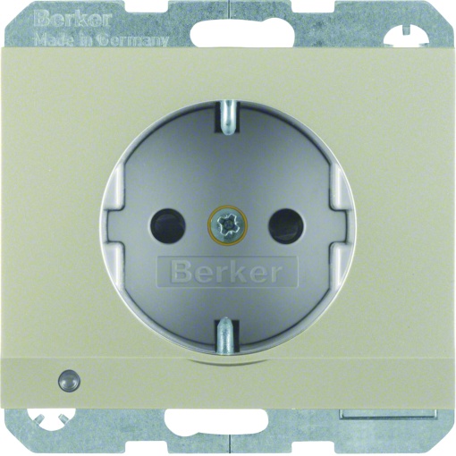 K.1K.5 - Schuko cLED orient., inox lac