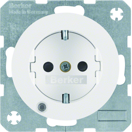 R.1R.3 - Schuko cLED controlo, branco