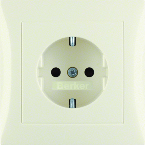 S.1B.x - Schuko monob. obtur, creme