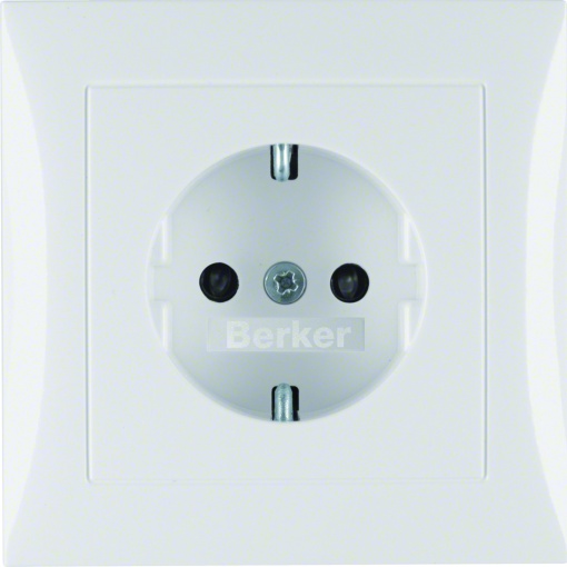 S.1B.x - Schuko monob. obtur, branco