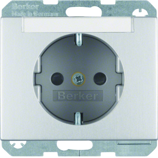 K.1K.5 - Schuko p-etq. obtr., alum lac.