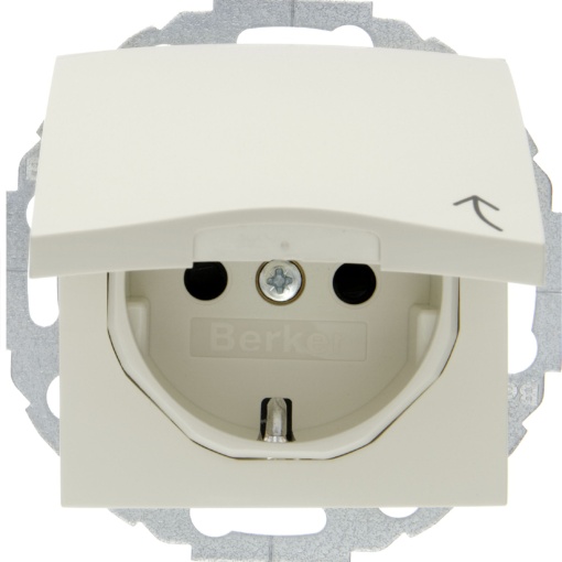 S.1B.x - Schuko ctampa obtur., creme