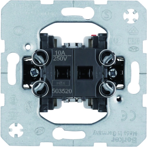 Botão duplo p estores, 10A 250V
