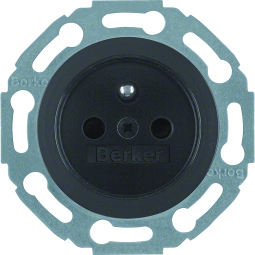 1930Glas - tomada FR obtur., preto