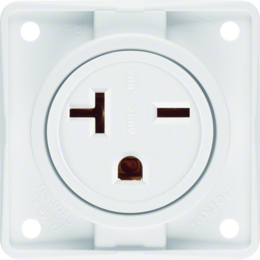 Integro - tomada NEMA 6-20R, branco