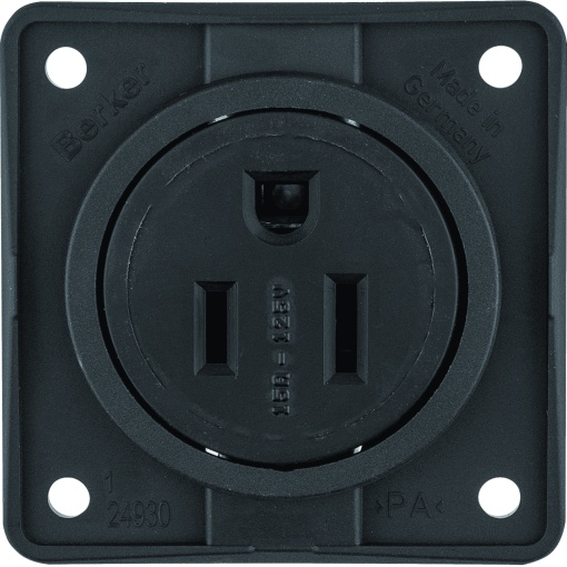 Integro - tomada NEMA 5-15R, castnh mate