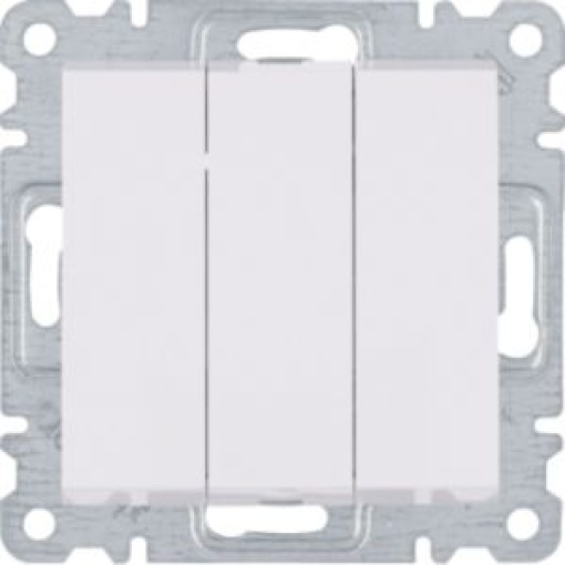 Interruptor triplo  branco
