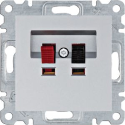 Tomada altifalante  prata