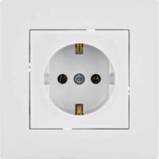 intense Tomada Schuko  quadro  branco