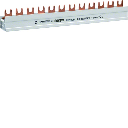 Pente de lig 1P 100A pont 20mm² 57M