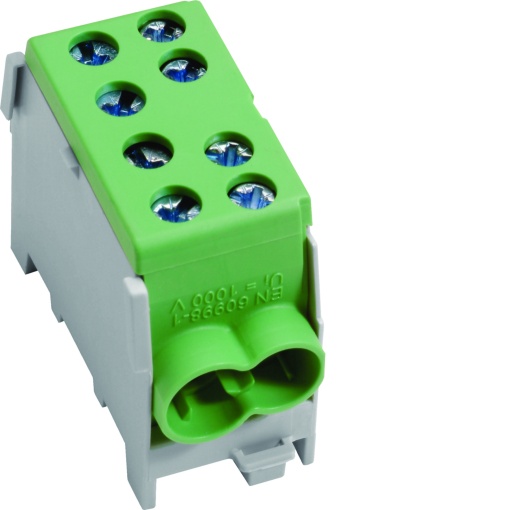 Ligador 1-polo, HAKL, 2x35mm² - 2x25 mm², IP20, Cor Verde