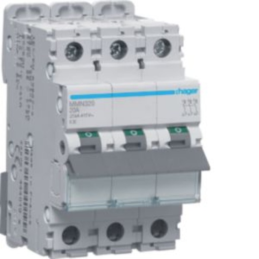 Disjuntor magnético 3P 20A 20kA 3M