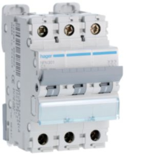 Disjuntor 3P 1A C 610kA 3M