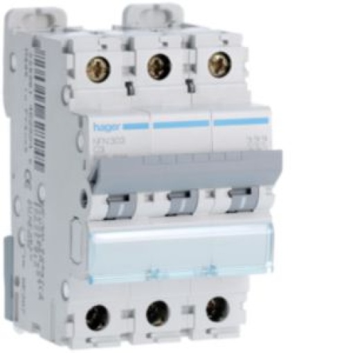 Disjuntor 3P 3A C 610kA 3M