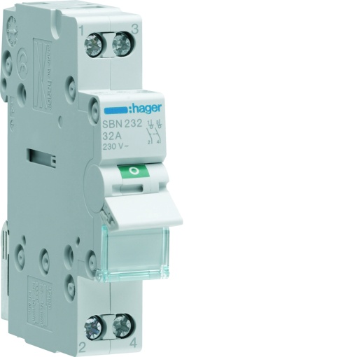 Interruptor Modular 2P 32A