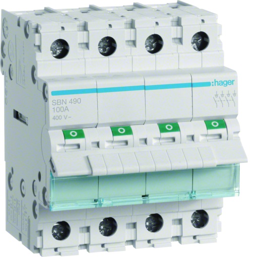 Interruptor Modular 4P 100A