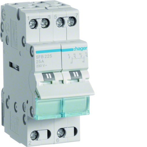 Inversor Modular cponto zero, 2P 25A
