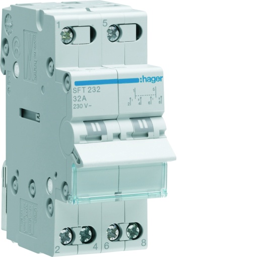 Inversor Modular sponto zero, 2P 32A