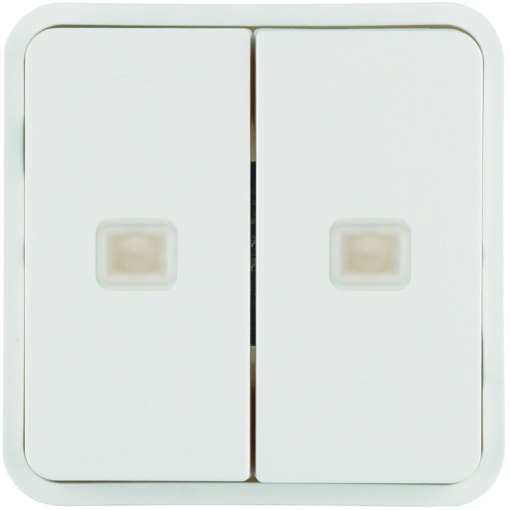 Tecla 2x cubyko KNX c sinaliz, br