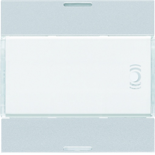 Tecla x2 gallery KNX com LED, alumínio