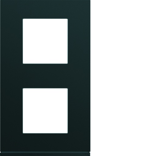 gallery 2x2M Quadro x2 vert. 71mm, preto