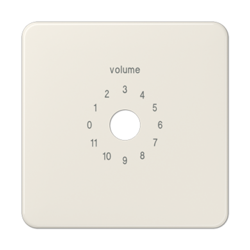 Placa central reg. volumen CD bl marfil