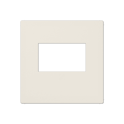 Placa USB A blanco marfil