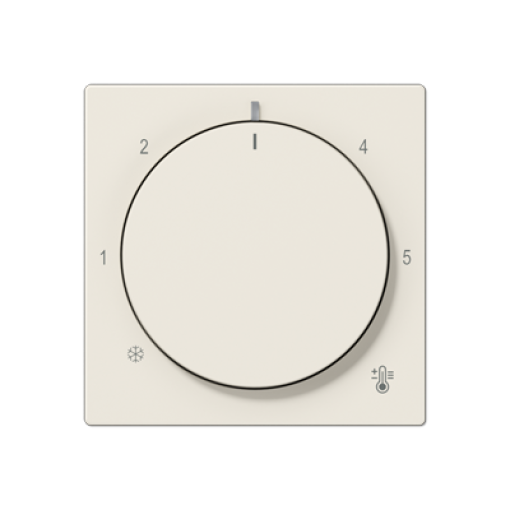Placa termostato. A blanco marfil