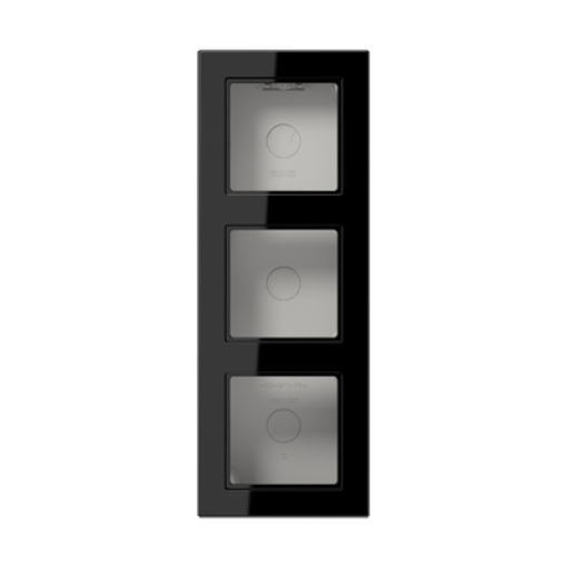 Caja superficie triple A CUBE negro