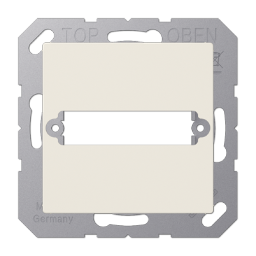 Placa toma D-SUB A blanco marfil
