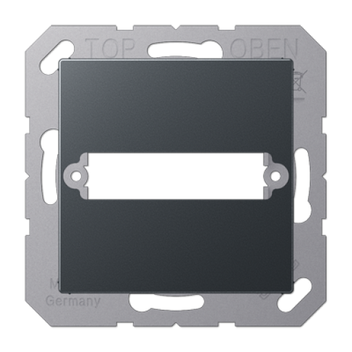 Placa toma D-SUB A antracita