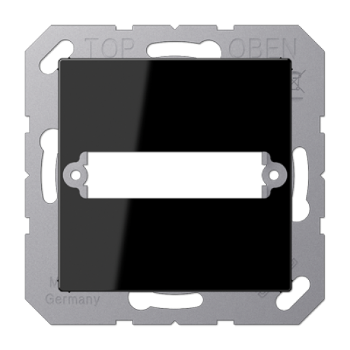 Placa toma D-SUB A negro