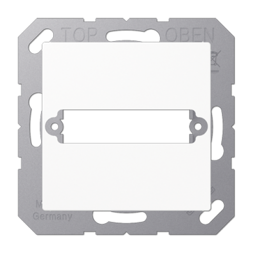 Placa toma D-SUB A blanco alpino