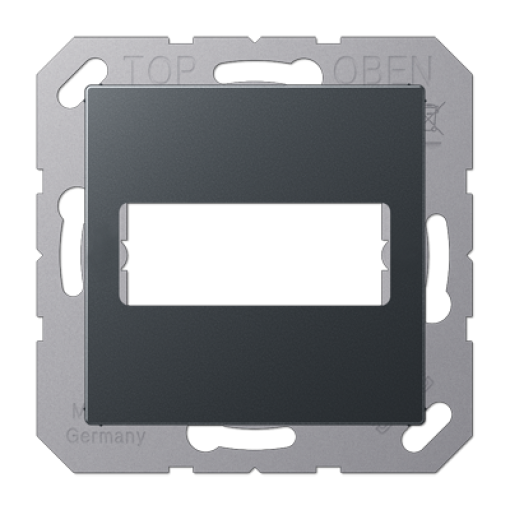 Placa toma D-SUB A antracita