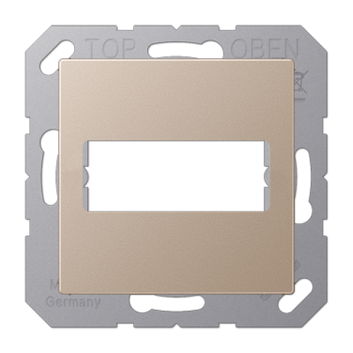 Placa toma D-SUB A cava