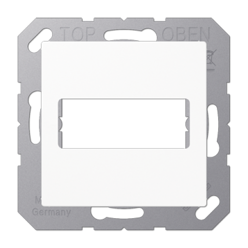 Placa toma D-SUB A blanco alpino