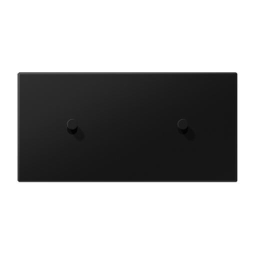 Placa 2x1 Horiz. Cono 1912 negro mate