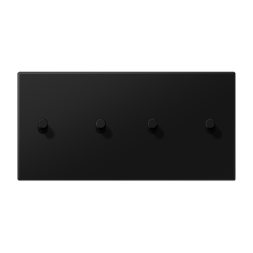 Placa 2x2 Horiz Cilindro 1912 negro mate