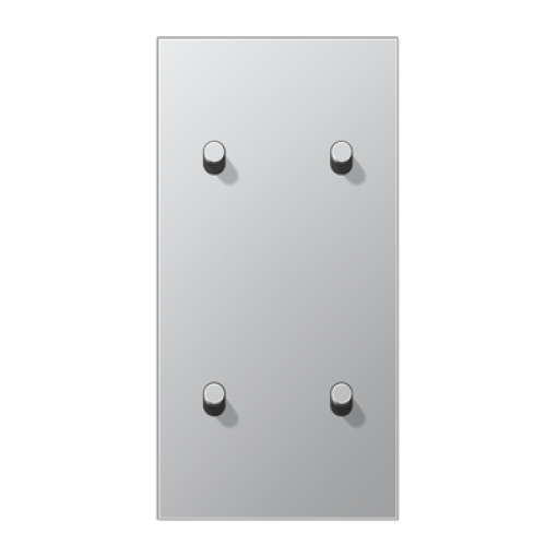 Placa vert. 2x4 pal. cilindro 1912 alum.