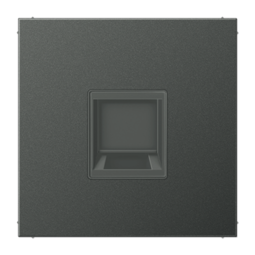 Placa Mod.Jack 1 toma LS antracita