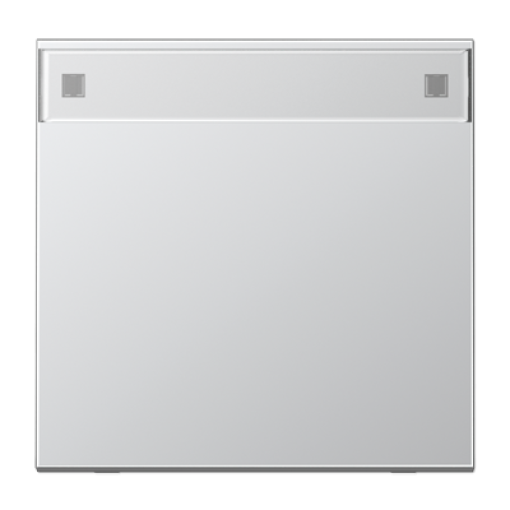 Tecla simple inscr. LS aluminio