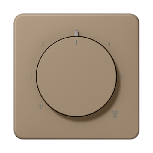Placa termostato. CD bronce-oro