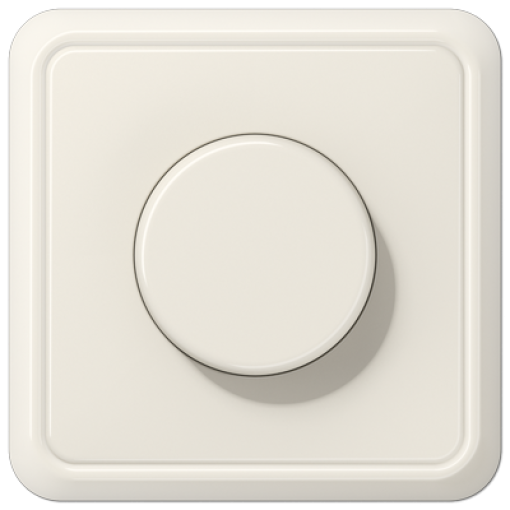 Dimmer girat. pLED con marco CD blanco