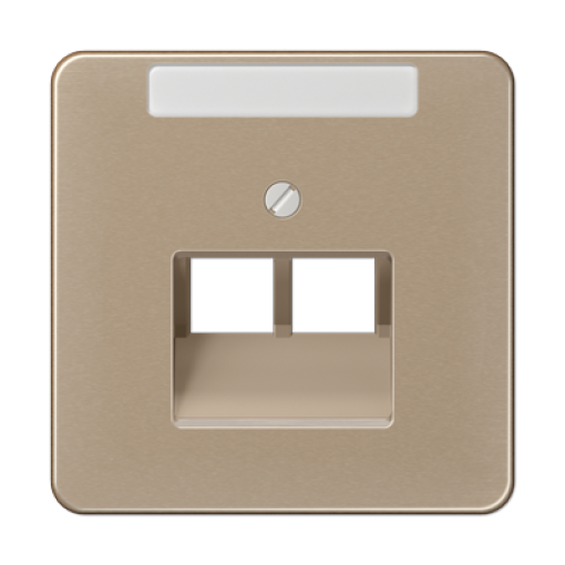 Placa central telef. 2 tomas CD br-oro