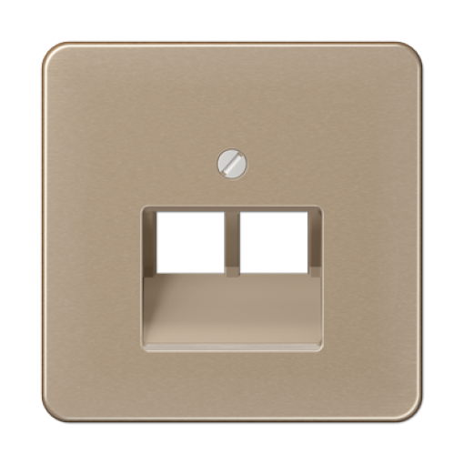 Placa Mod.Jack 2 tomas CD br-oro