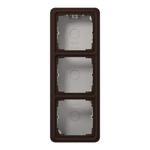 Caja de superf. triple CD marrón