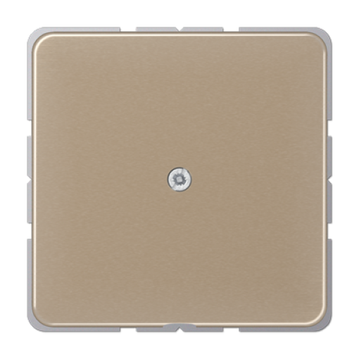 Placa con salida cable CD bronce-oro