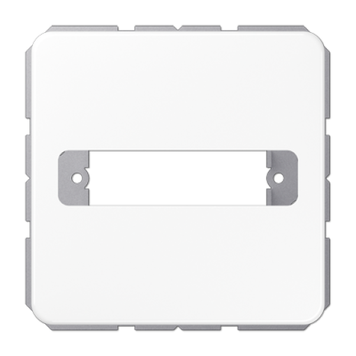 Placa toma D-SUB CD blanco alpino