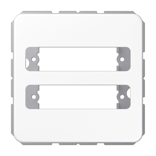 Placa toma D-SUB CD blanco alpino