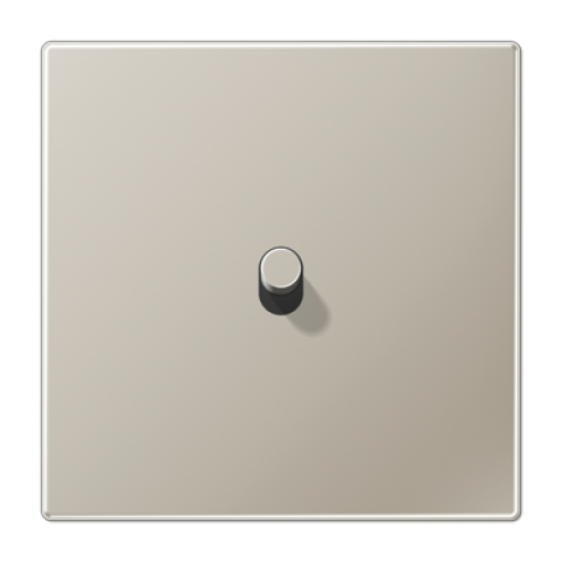 Placa 1x1 pal. cilindro LS1912 acero